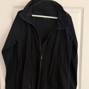 Athleta Black Trench Coat